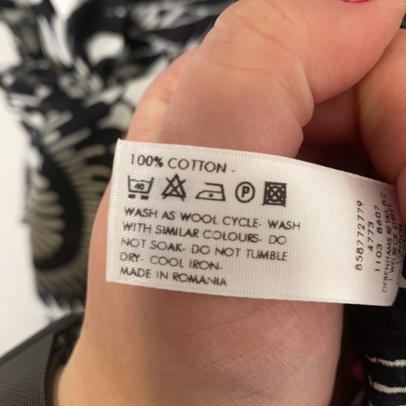 Red Herring Printed Cotton Dress - Picture 7 of 11